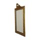 Antique french neoclassical gold mirror with crown pine wood 117cm