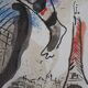 Marc chagall: the blue cow - original lithograph