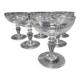 Set of 6 champagne glasses