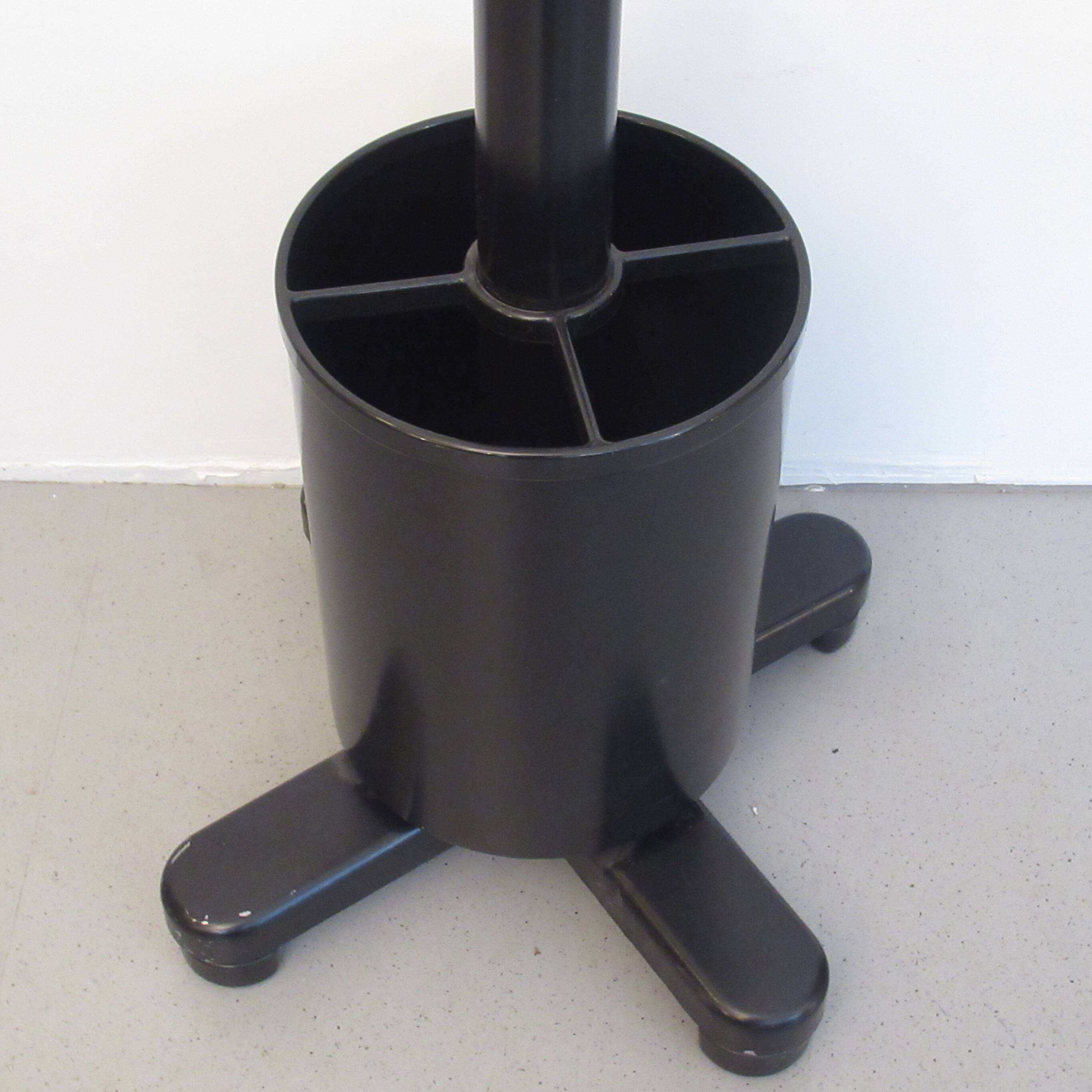 Ettore Sottsass Olivetti black Synthesis coat rack 1973