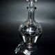 Carafe reims en cristal de saint-louis décor gravé à l'acide "cristal de roche" 1930