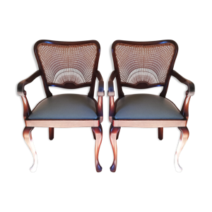 Paire de fauteuils en