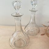 Pair of enamel graduation topettes