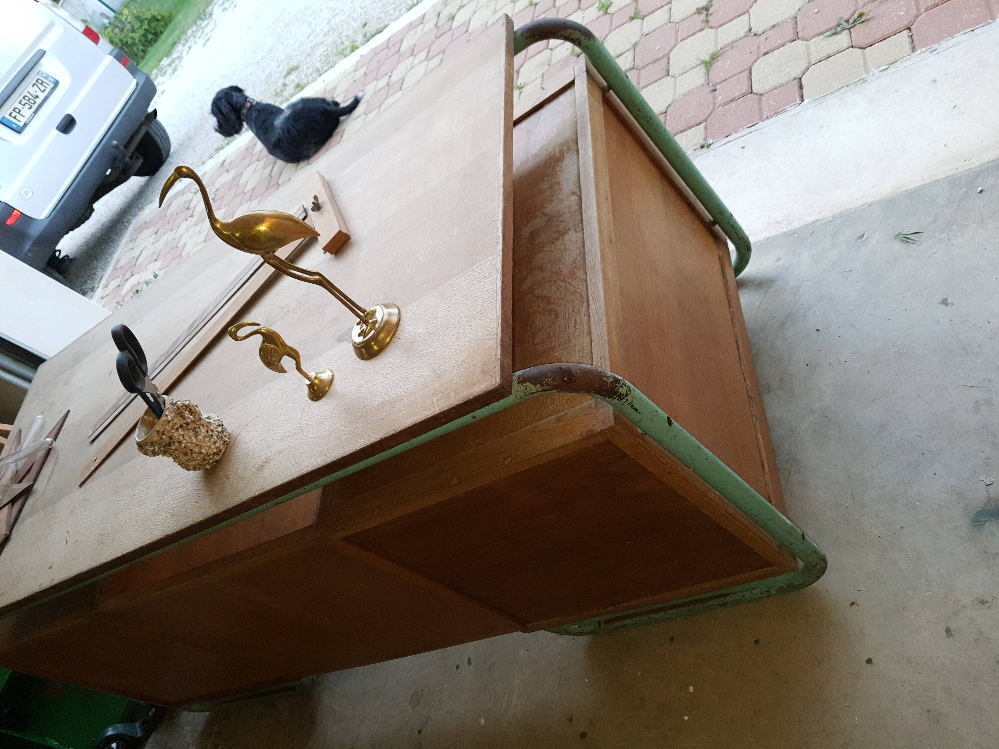 Vintage school master desk