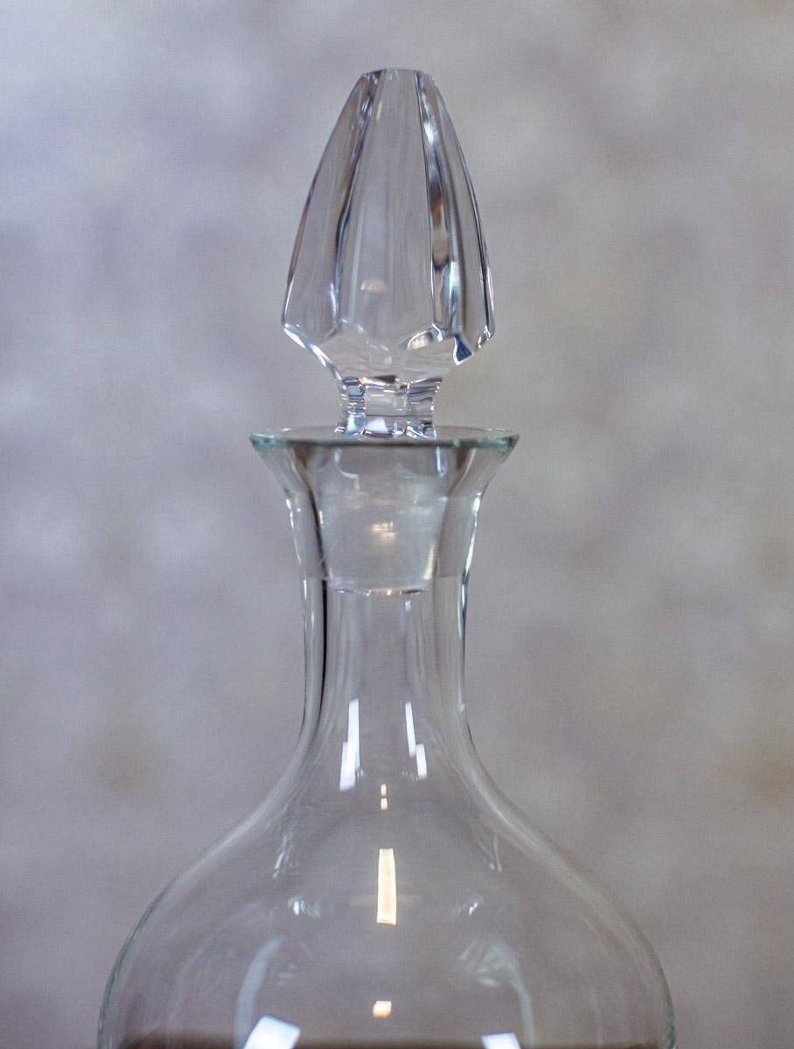 Vintage Crystal Liquor Decanter, 1930s