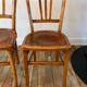 Trio de chaises bistrot Luterma années 50