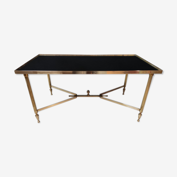 Brass table in neo classical style