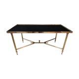 Brass table in neo classical style