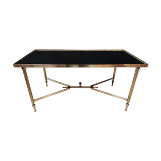 Brass table in neo classical style