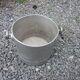 Old aluminium bucket