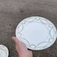 Large service 67 pieces creil and earthenware plates old dishes