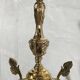 Polished Solid Brass Pendant Chandelier with Three Arms