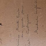 Peinture sur papier aquarelle visage, GUIDO CODOGNONE (1901-1968)