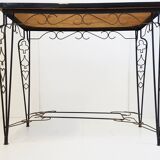 Formica table heart club diamond 1950 vintage 50s rockabilly 50's