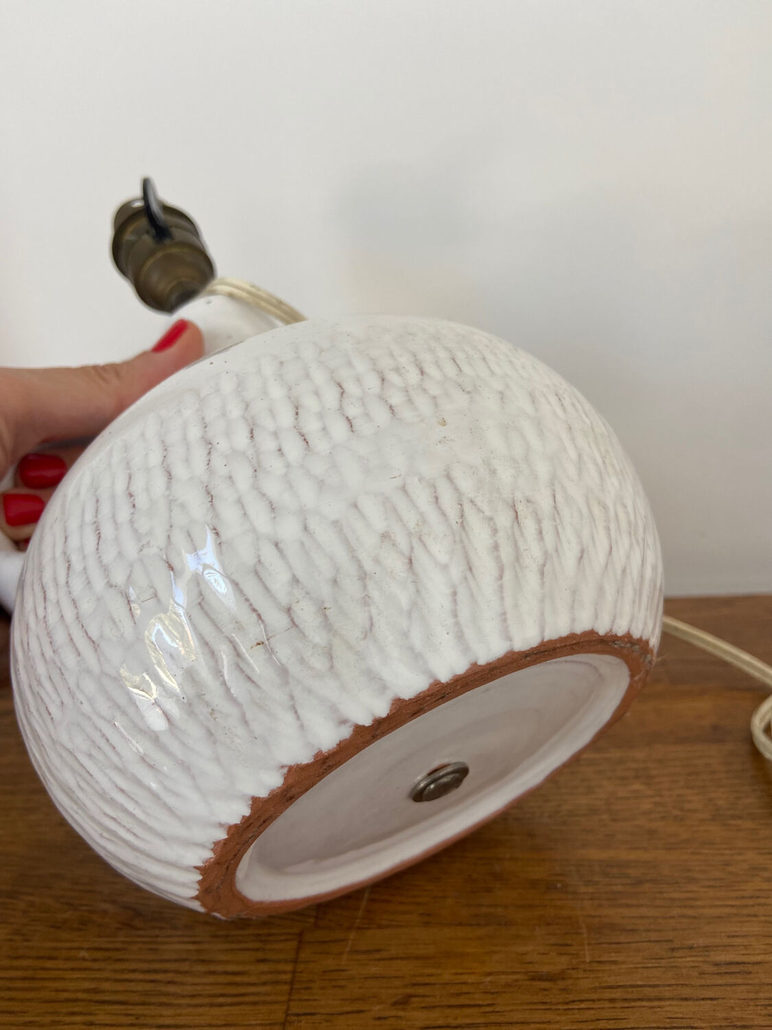 Vintage ceramic lamp base