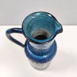 Rimini Blue Ceramic Pitcher Vase by A. Londi and F. Montelupo for Bitossi