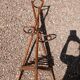 Large vintage bamboo plant stand