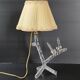 Lampe tripode vintage 1960 cristal