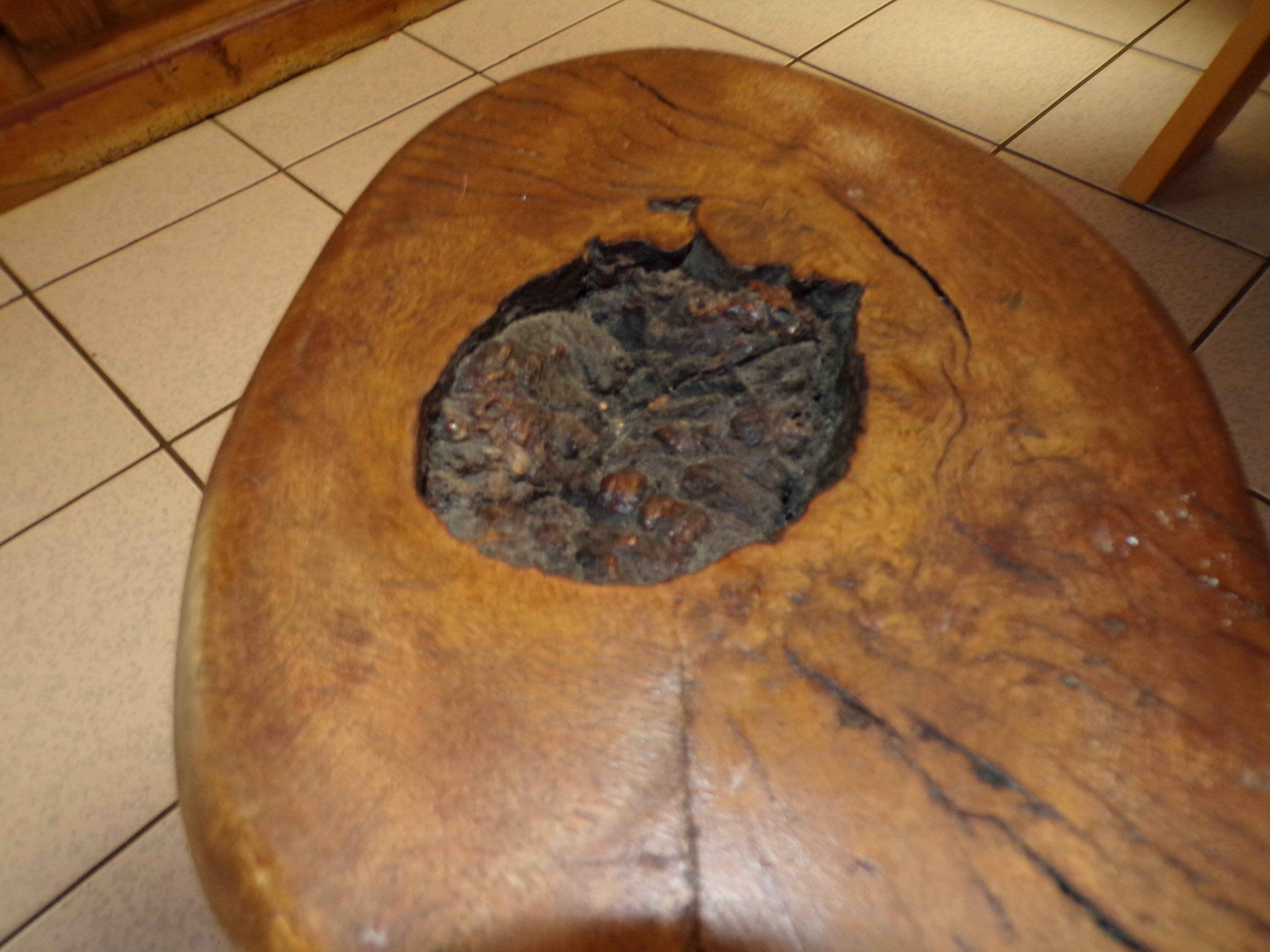 Brutalist tripod stool