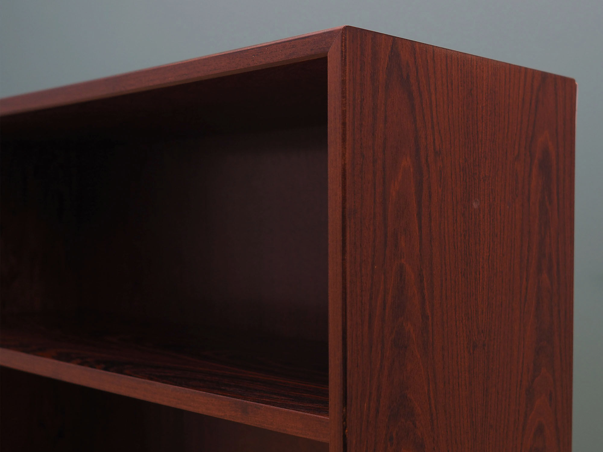 Rosewood bookcase, Danish design, 1970s, manufactured by Hjørnebo