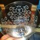 Baccarat engraved crystal "tulip" vase, Erna model.