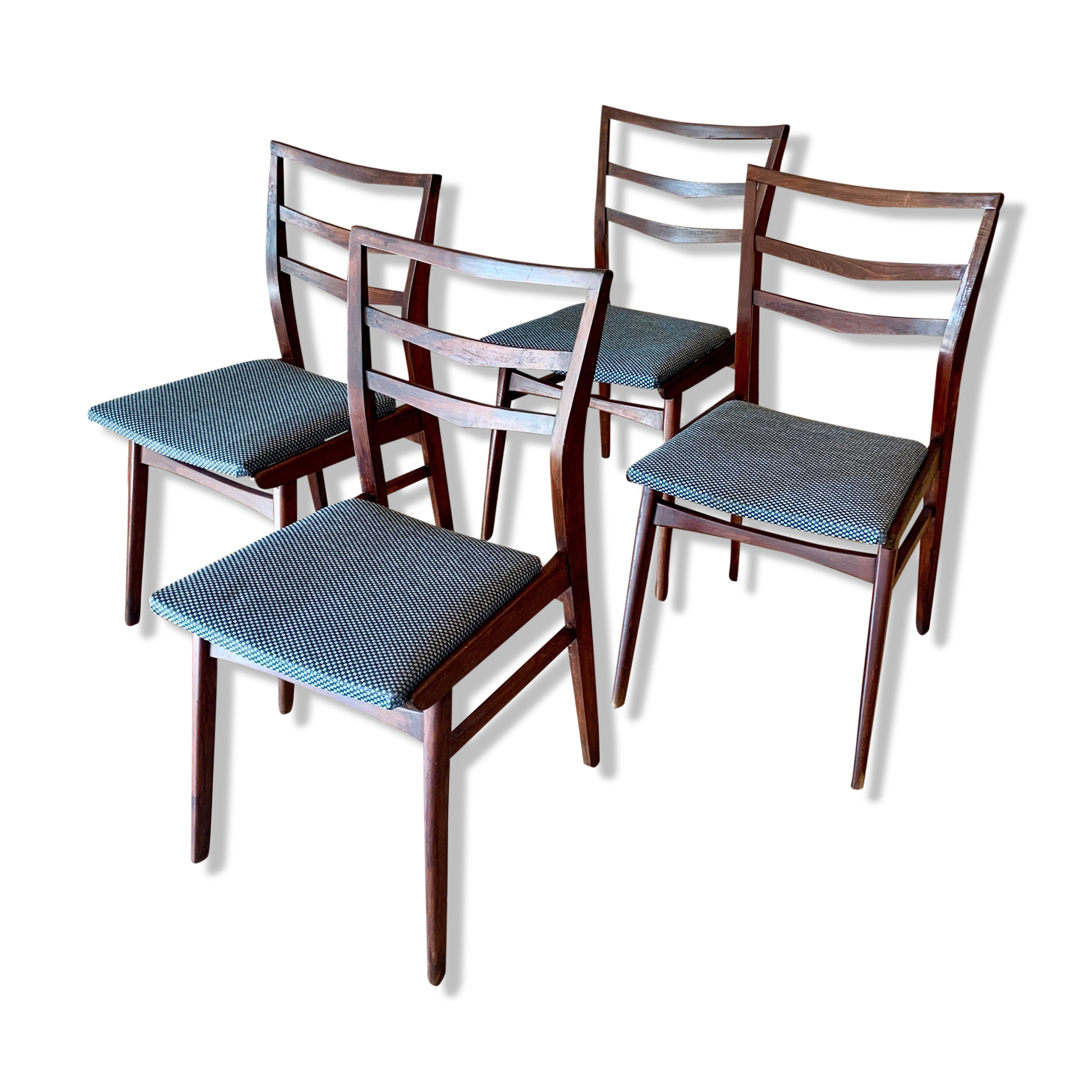 Scandinavian teak chairs and new seats