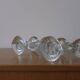 Large glass candle holder by Staffan Gellerstedt | Pukeberg Glasbruk | Sweden