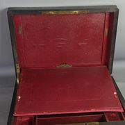 Old travel box for sewing and other Napoleon III