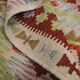 New Handmade Kilim Rug Oriental Green Beige Area Rug- 80x119cm