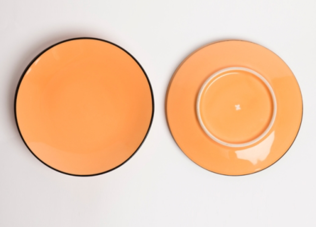 Orange plates