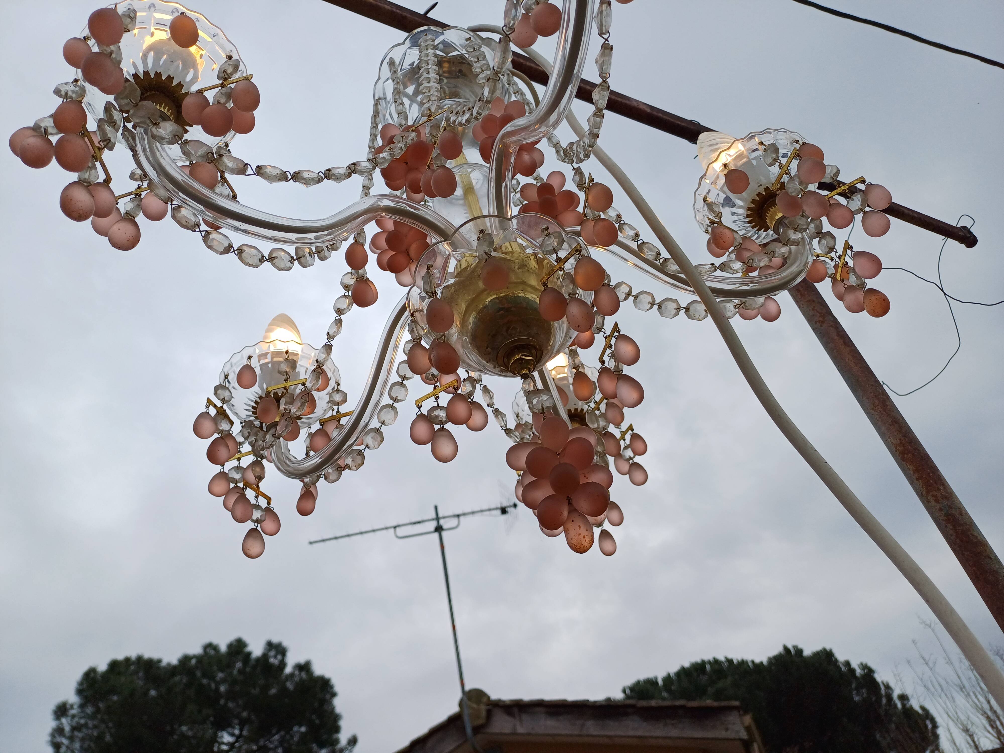 Murano Crystal Chandelier