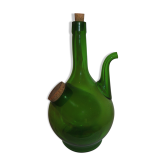 Blown glass carafe with spout