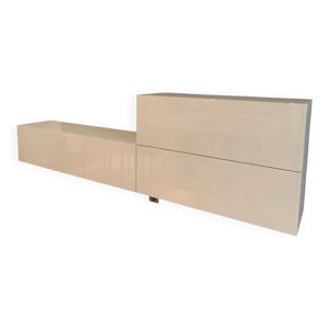 Meubles muraux suspendus presotto design italien haut de gamme laque cr