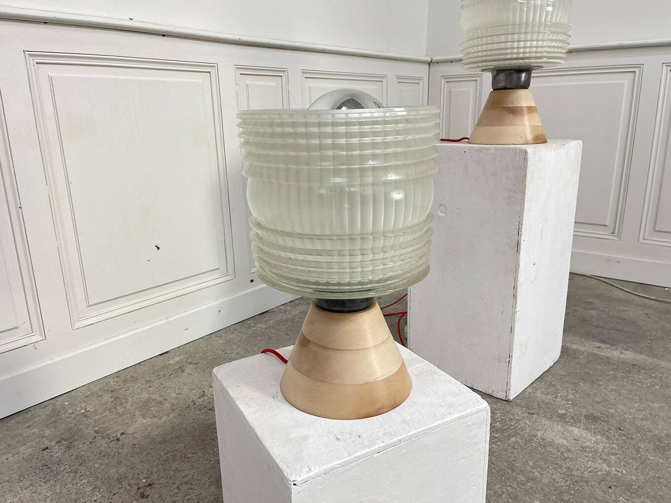 Pair of 50's table lamps