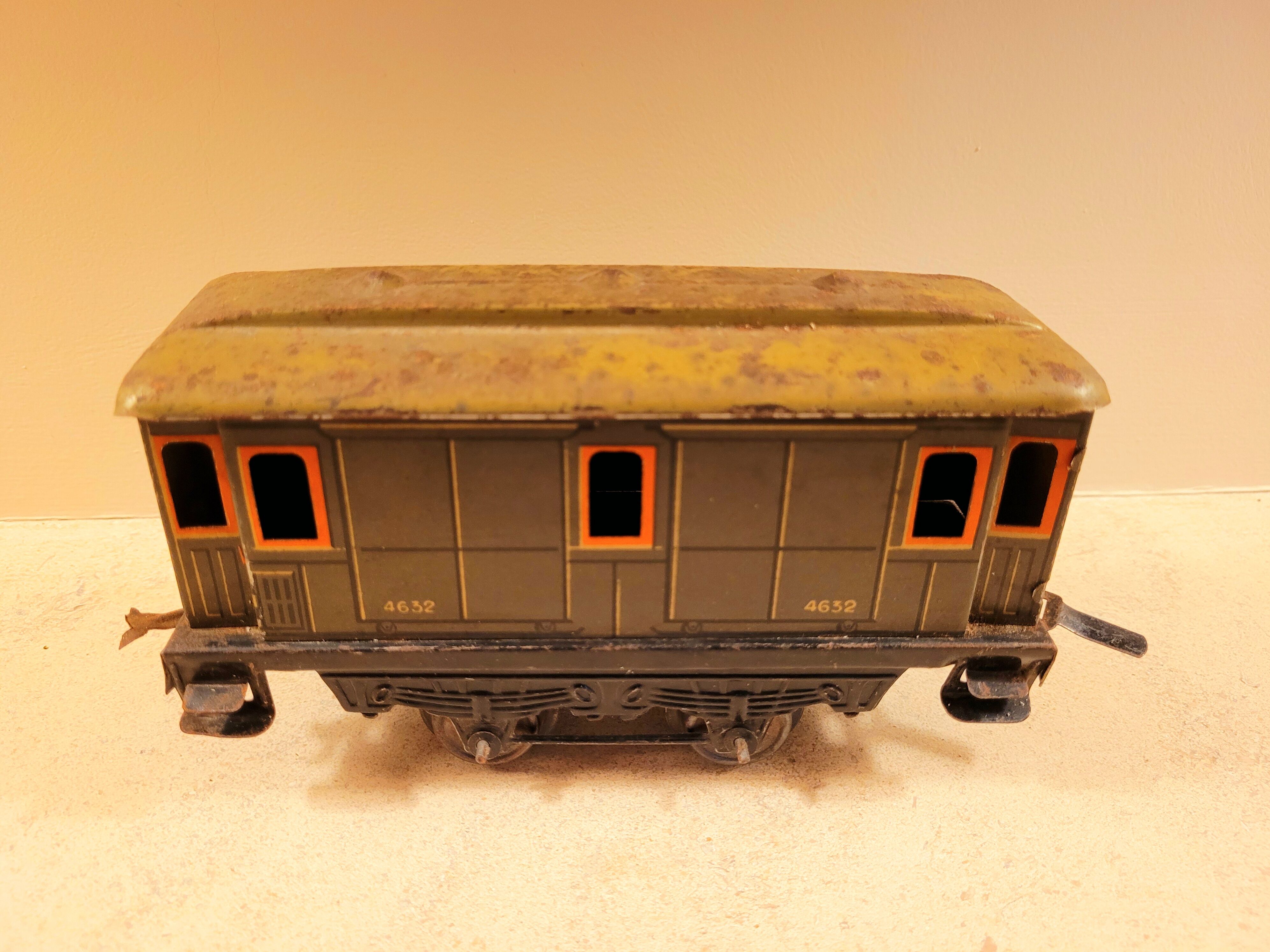Vintage sheet metal JEP train from the 20s and 30s