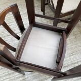 4 Scandinavian mahogany chairs