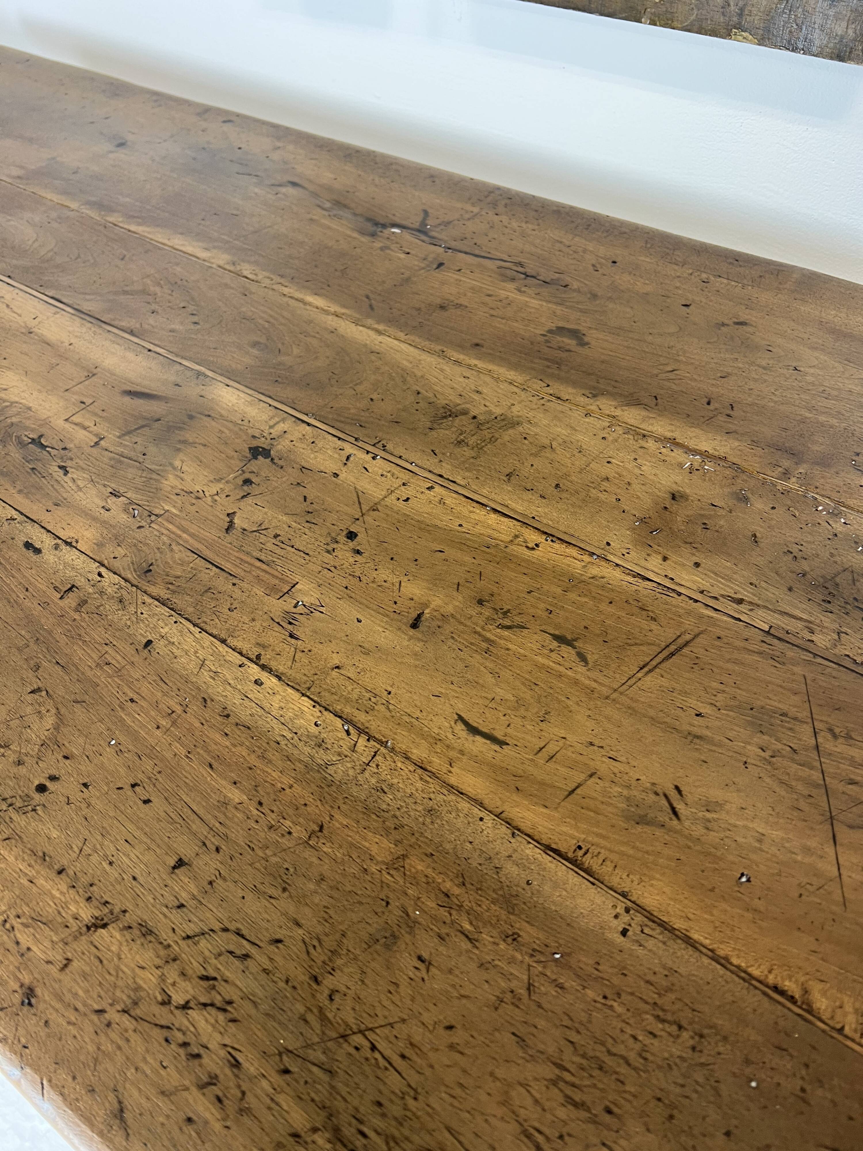 Old oak farmhouse table, 20s