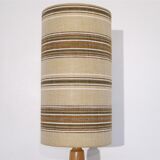 Scandinavian wooden floor lamp turned 1960