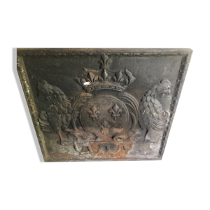 Plaque cheminée en fonte