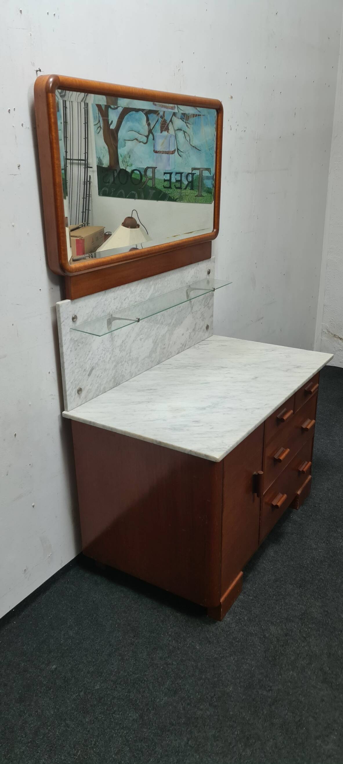 Vintage sink cabinet