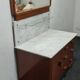Meuble à lavabo vintage