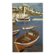 Marine, view of a Mediterranean port signed Chevalier, 20th century.
