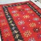 Tapis Kilim turc vintage tissé main