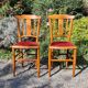 Pair of art deco country chairs from the 20s/30s