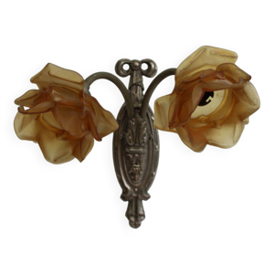 ancienne applique en - verre