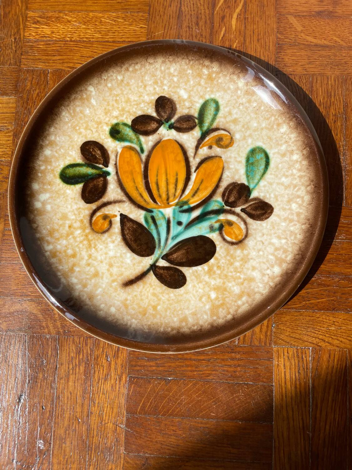 Set of 12 plates from the Boch La Louvière Corfu vintage collection