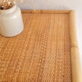 Dal Vera rattan chest of drawers, Italy circa 1970