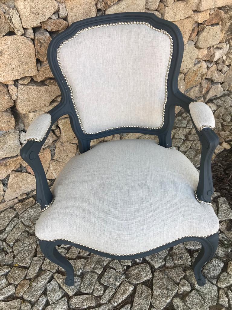 Armchair shepherdess Louis Philippe 1st