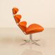 "Corona" lounge chair by Poul Volther for Erik Jørgensen 60's