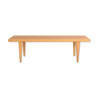 Teak and oak living room table
